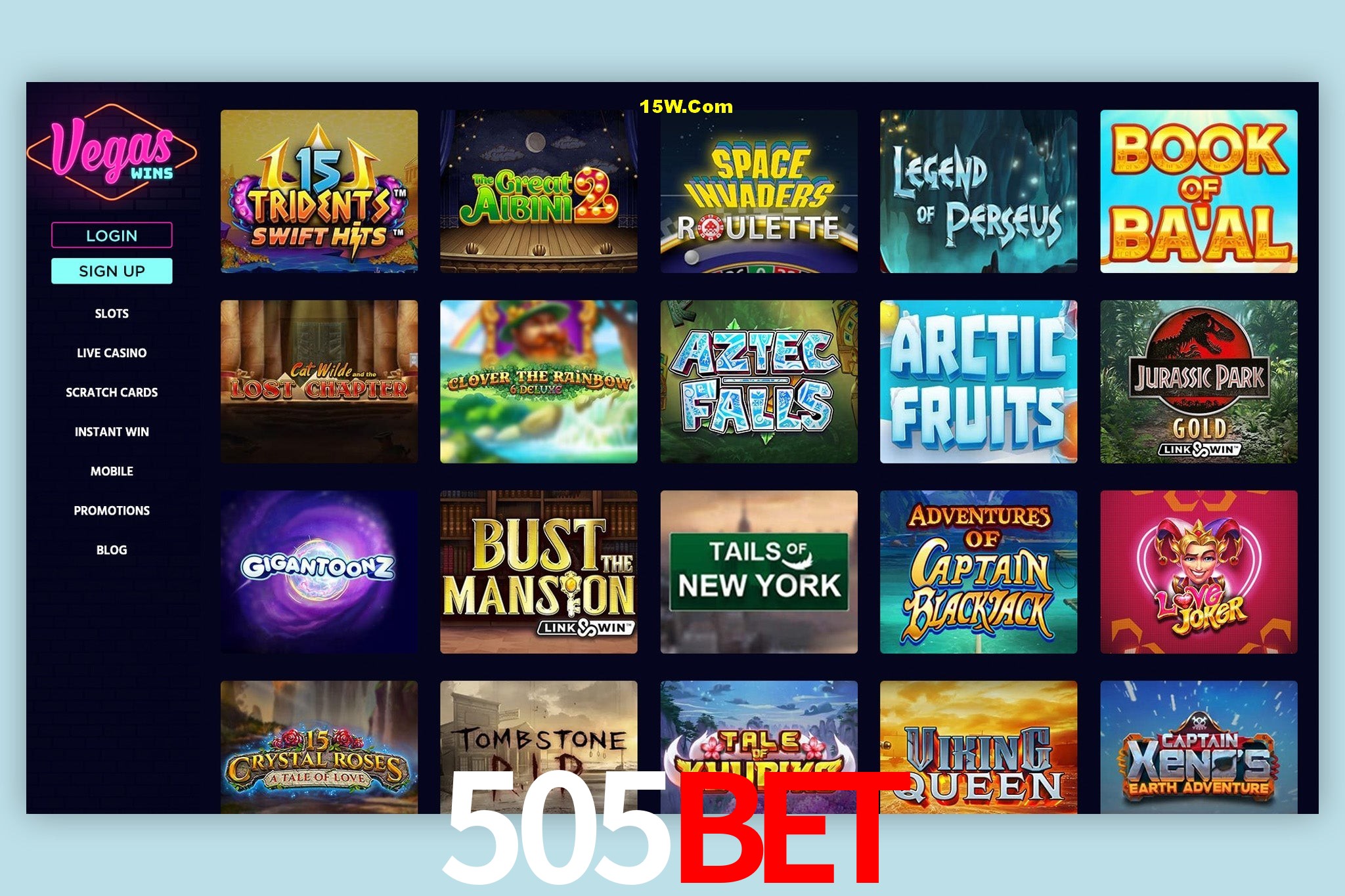 Experiência VIP 505Bet